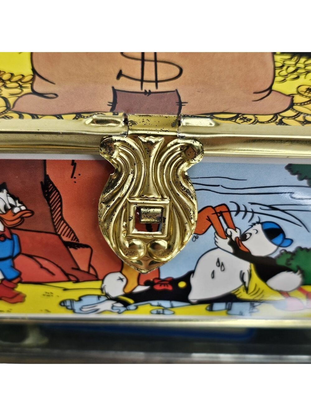Disney Scholtens Candy Tin Coin Bank Toffee Box (No Candy) Donald Duck Germany - Picture 8 of 14